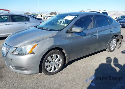 2013 Nissan Sentra Sv z USA, uszkodzony, nr VIN 3N1AB7AP8DL627897